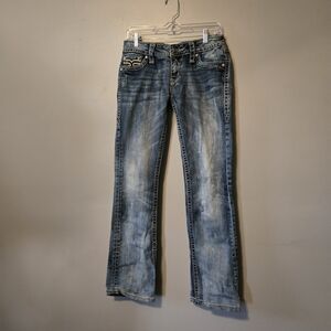 Rock Revival Penny Light Blue Boot Cut Jeans